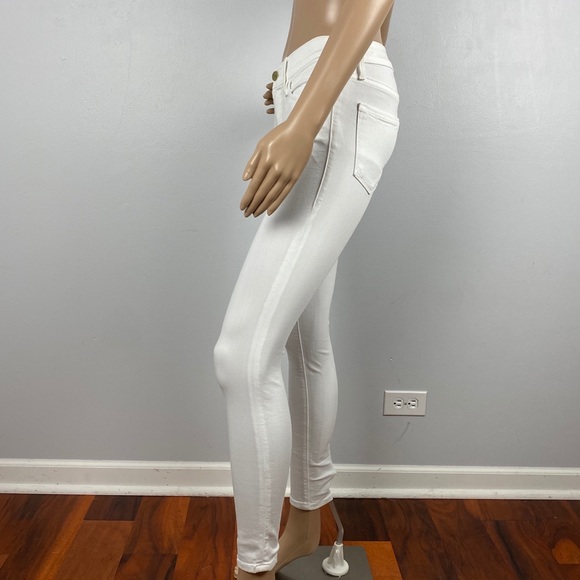 NEW FRAME WHITE HIGH RISE SKINNY JEANS - Picture 5 of 10